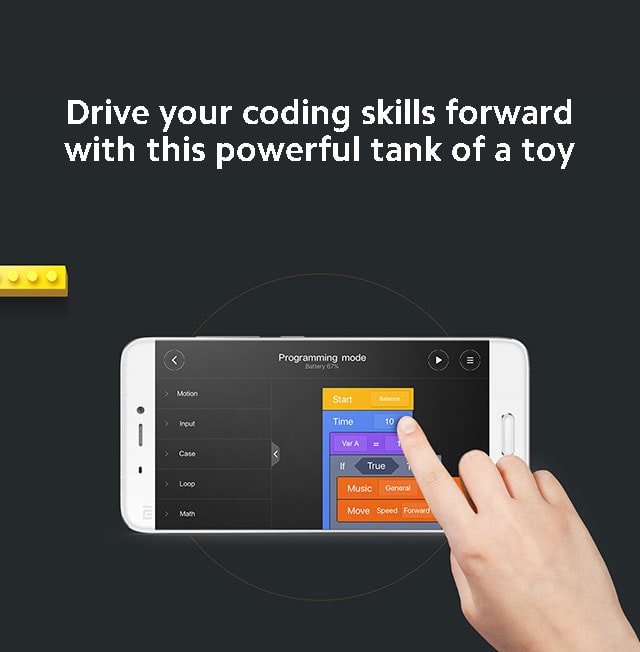 mi robot builder programming